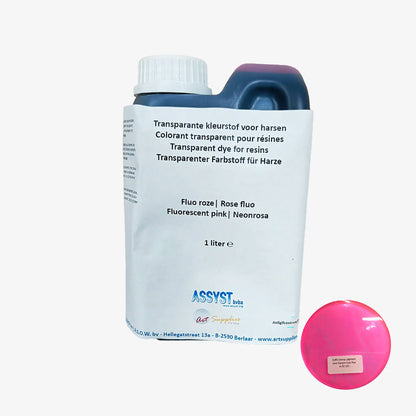 Transparent dye for resins