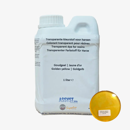 Transparent dye for resins