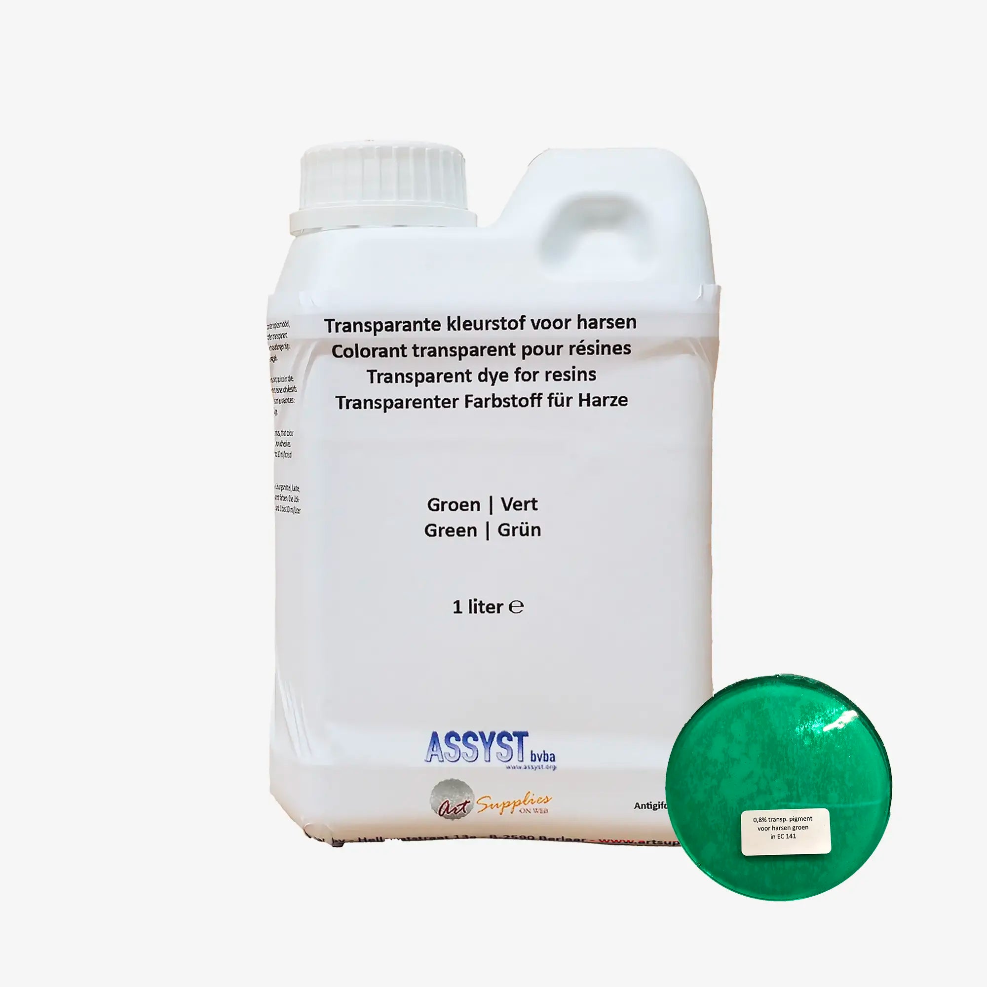 Transparent dye for resins