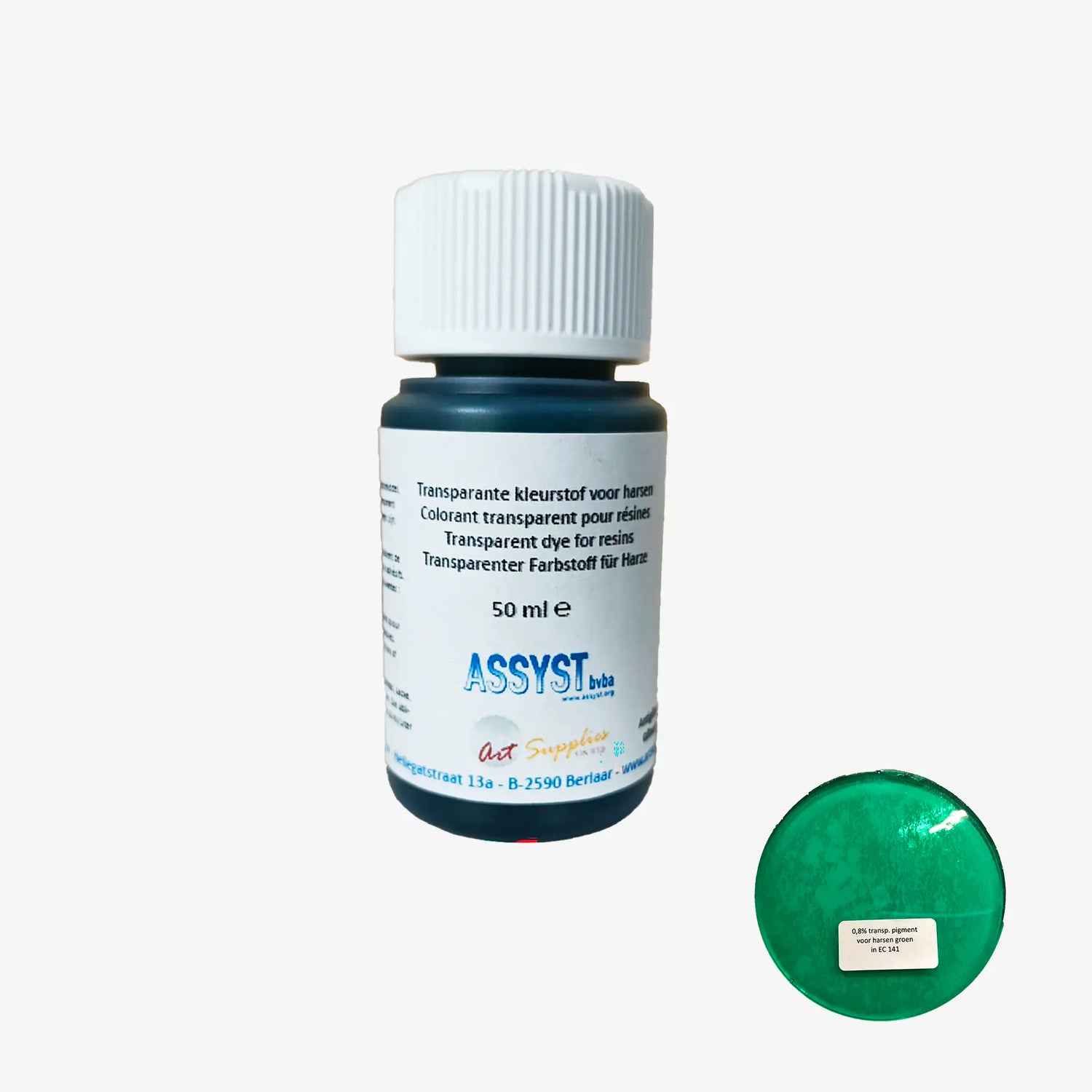 Transparent dye for resins