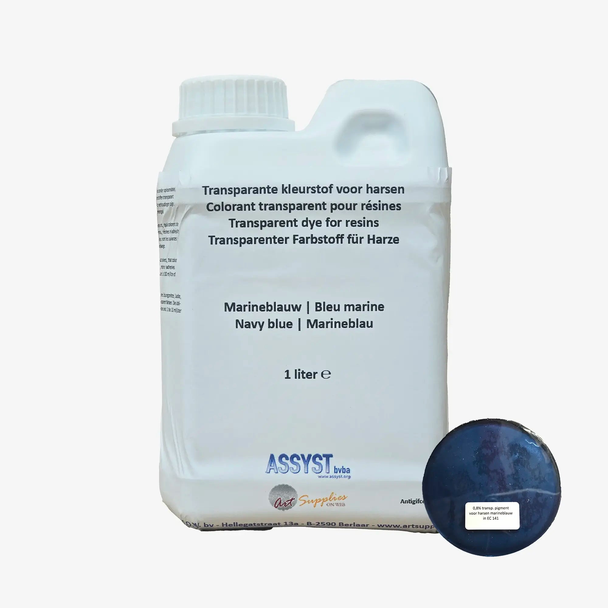 Transparent dye for resins