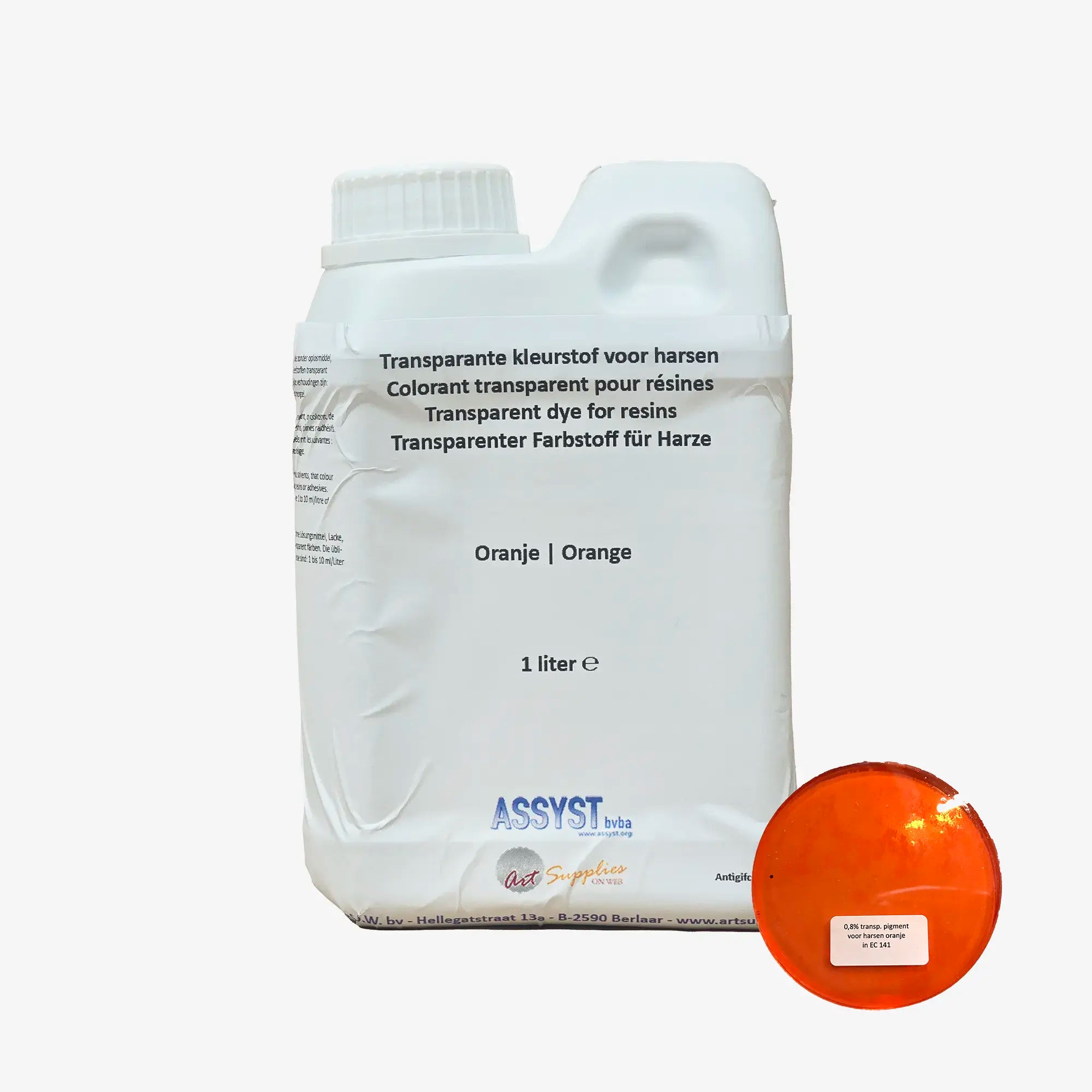 Transparent dye for resins