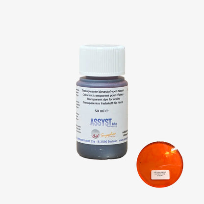 Transparent dye for resins