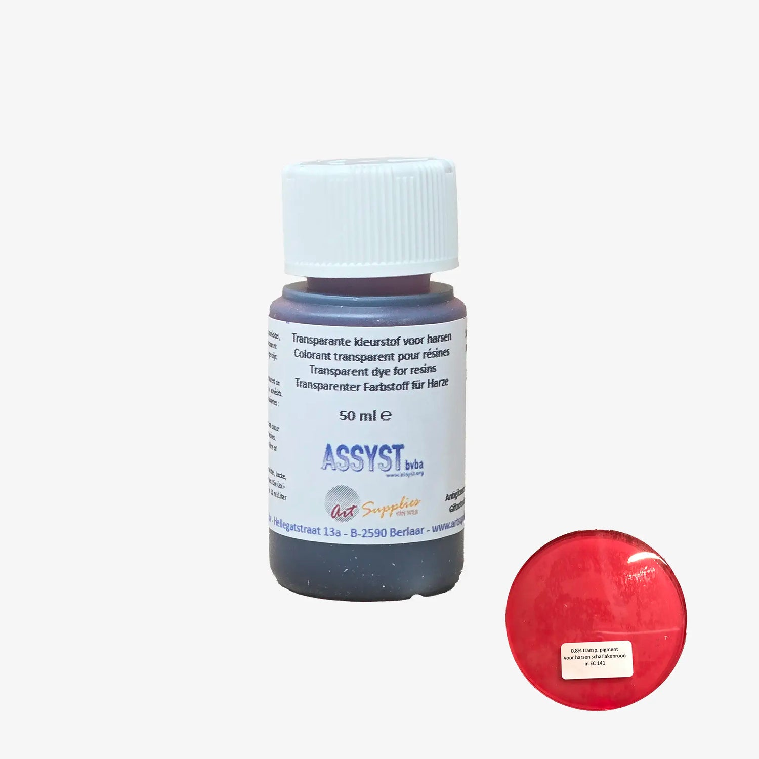 Transparent dye for resins