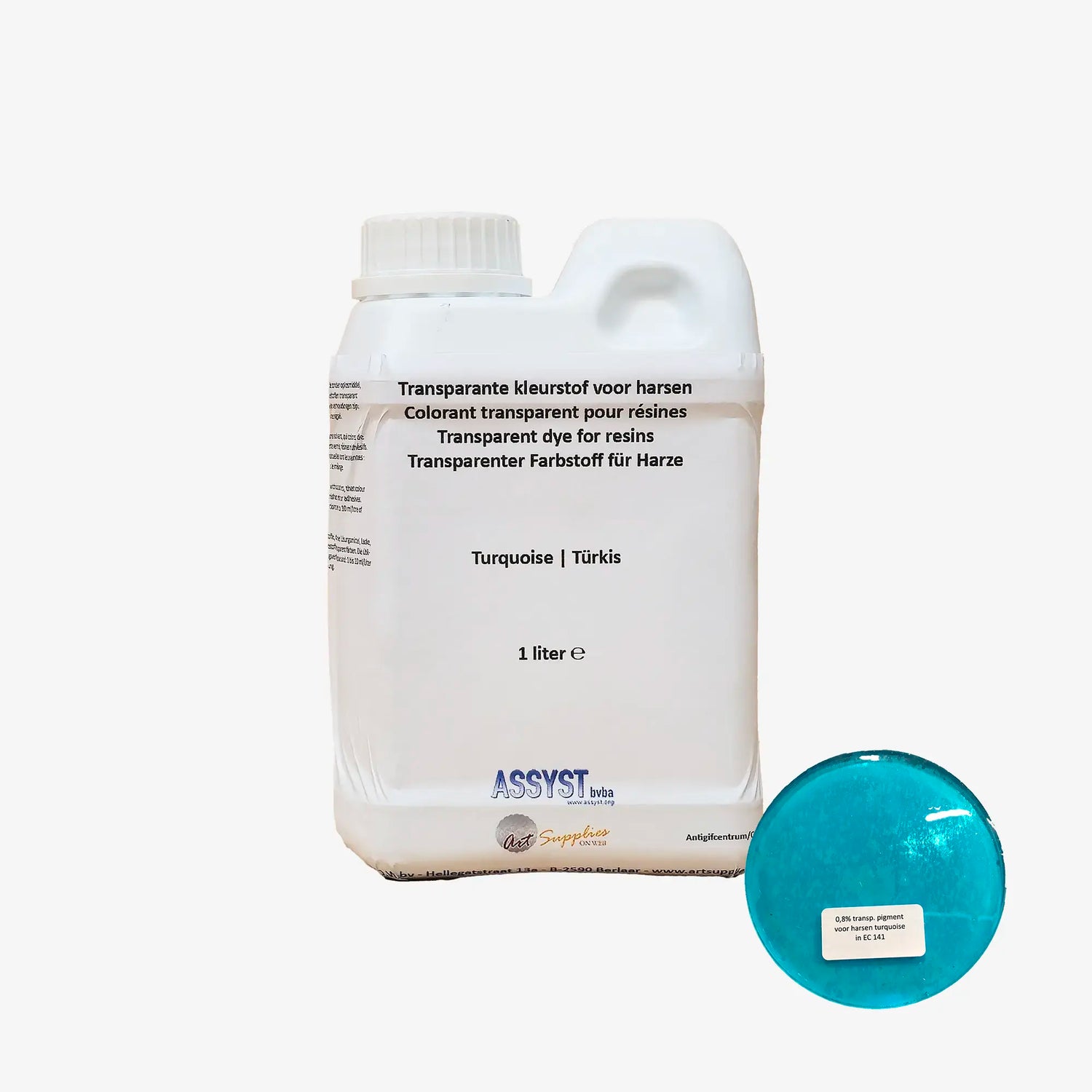 Transparent dye for resins