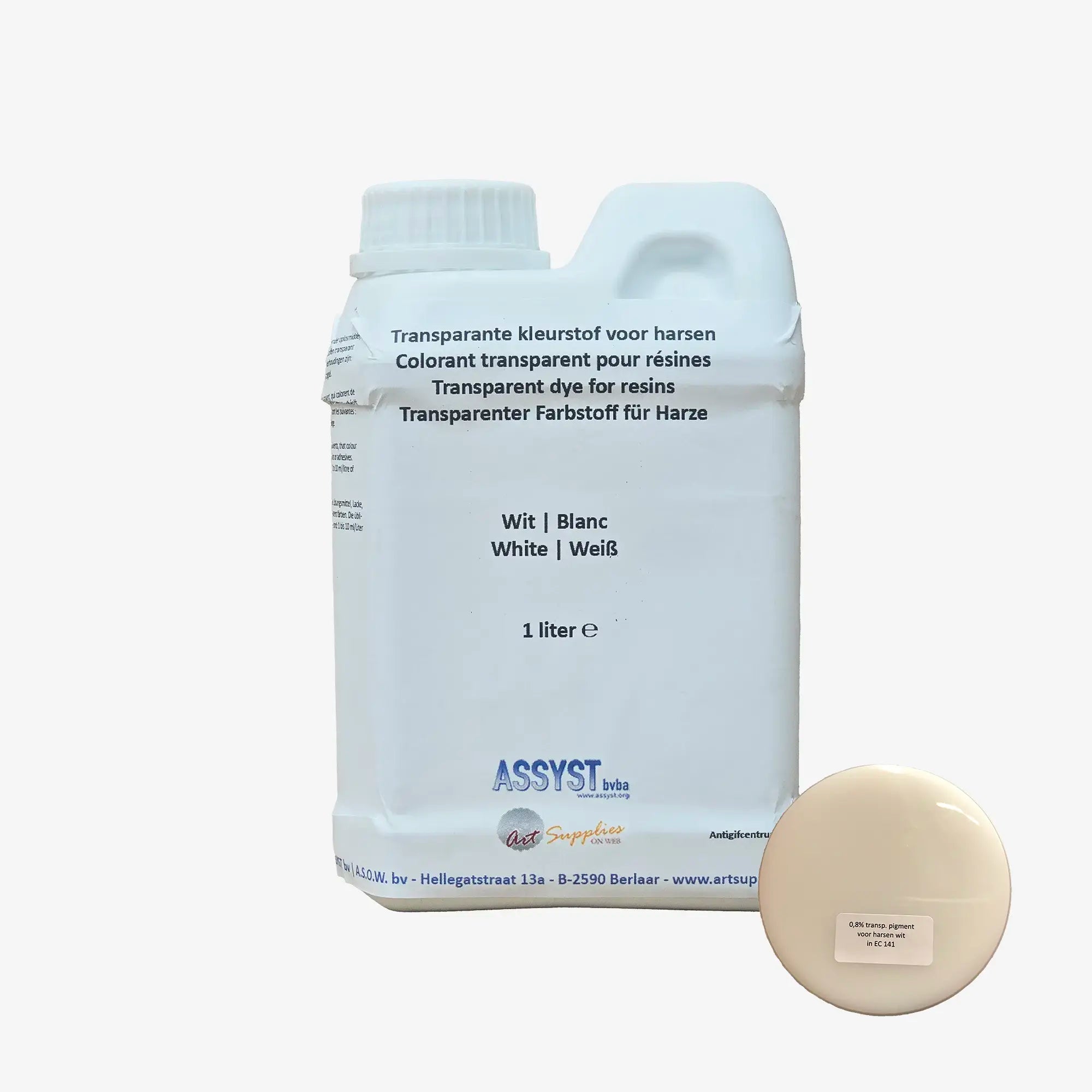 Transparent dye for resins