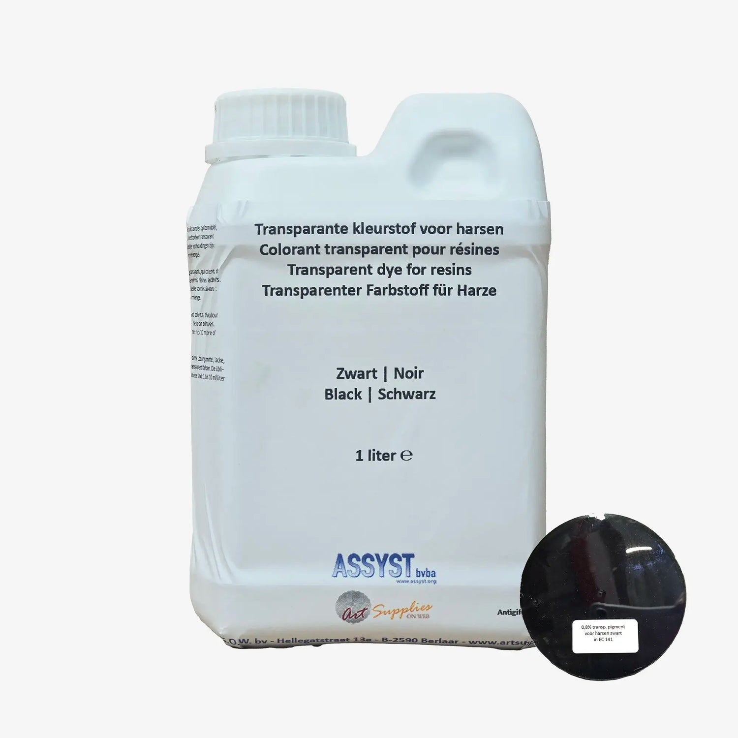 Transparent dye for resins